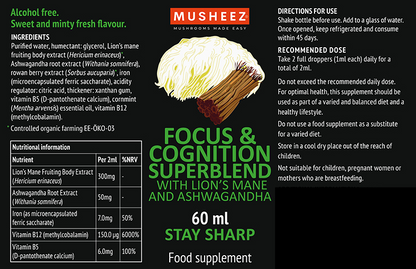 MUTE Focus & Cognition Elixir